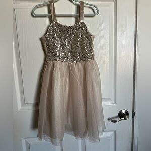 Cat & Jack Shimmering Gold Dress